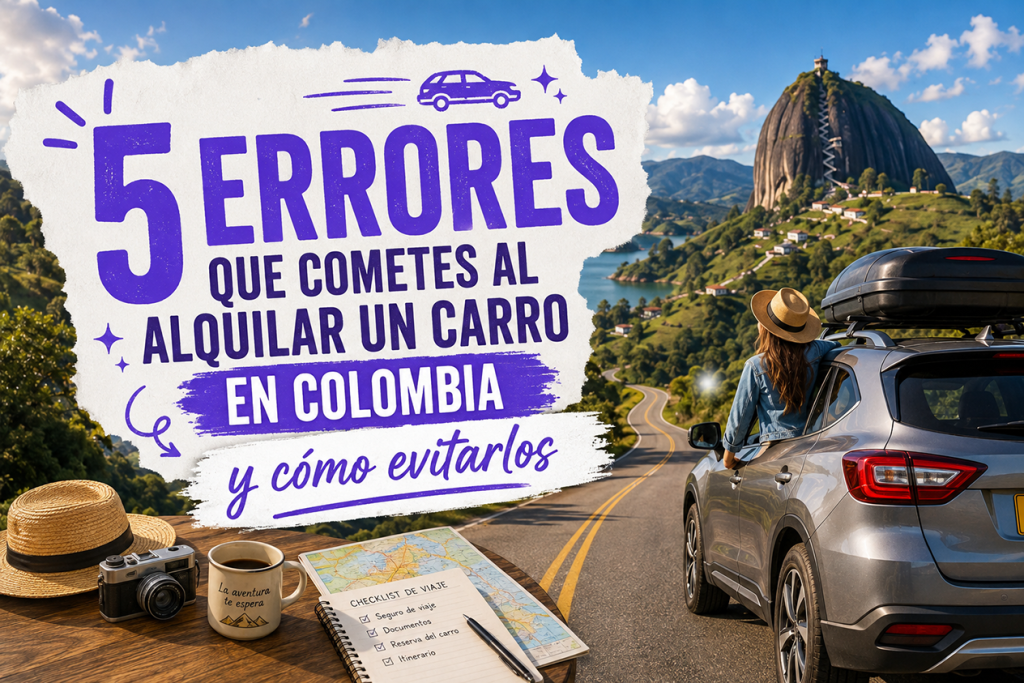 5 errores que cometes al alquilar un carro en Colombia (y cómo evitarlos)